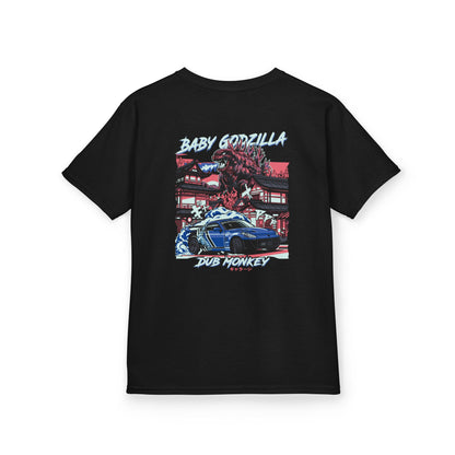 Youth Tee — Baby Godzilla Retro Graphic